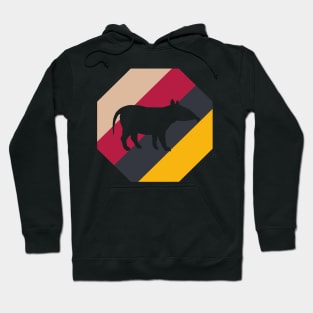 random Tapir Design Jungle Flachlandtapir Hoodie